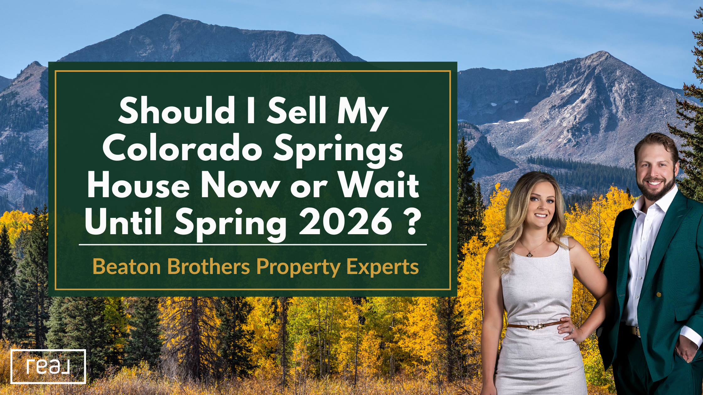 Colorado Springs homeowner deciding whether to sell now or wait until spring based on 2025–2026 housing market trends