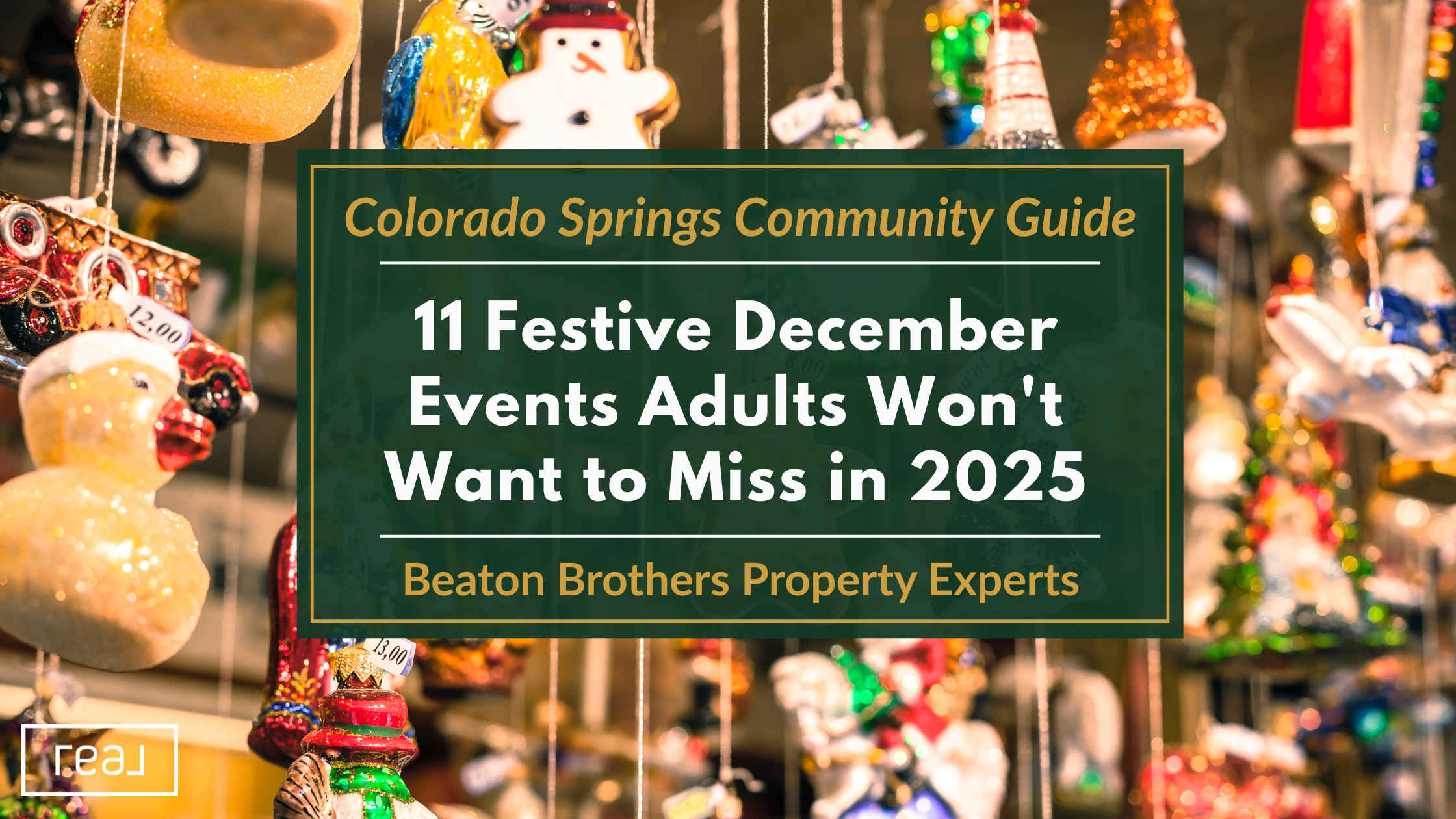 Festive December events for adults in Colorado Springs during the holiday season