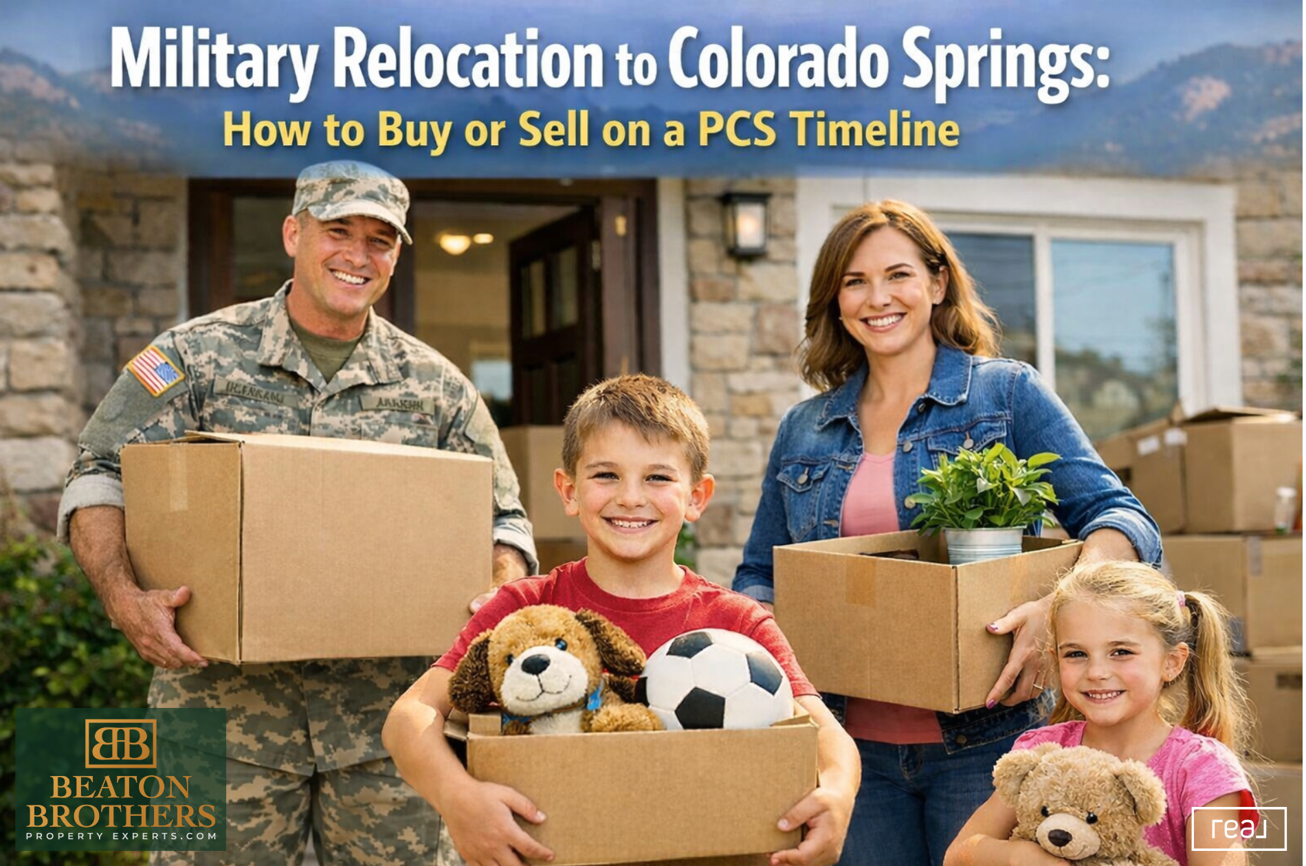 Military relocation to Colorado Springs guide for buying or selling on a PCS timeline