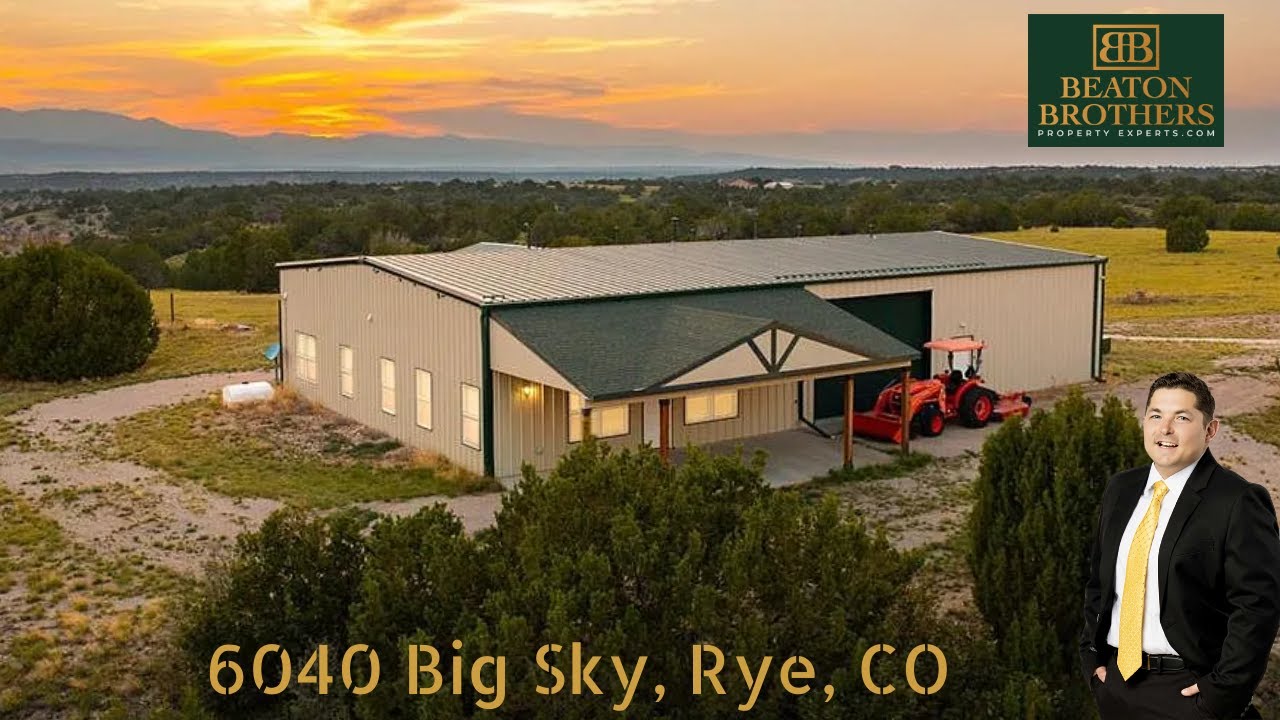 Acreage property in Rye, Colorado with mountain views and land suitable for outdoor recreation and hunting