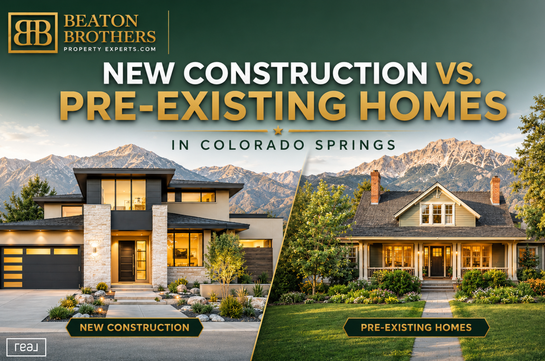 New construction vs pre-existing homes in Colorado Springs