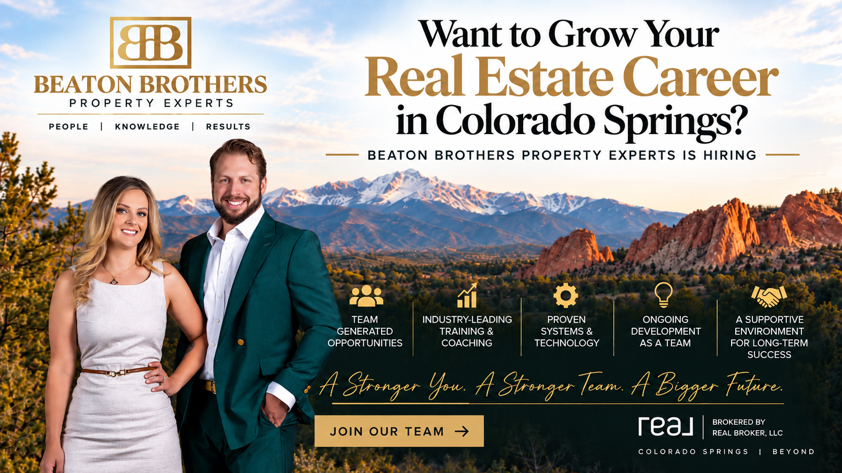Beaton Brothers Property Experts hiring real estate agents in Colorado Springs